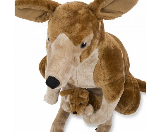 Мягкая игрушка Melissa&Doug Плюшевые мама и ребенок кенгуру (MD8834), изображение 3