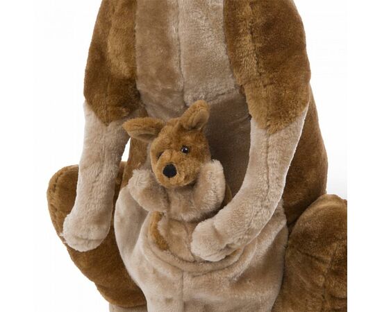 Мягкая игрушка Melissa&Doug Плюшевые мама и ребенок кенгуру (MD8834), изображение 4