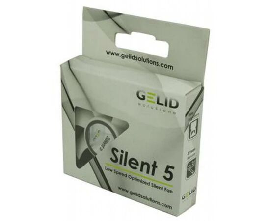 Кулер для корпуса Gelid Solutions Silent 5 50 mm (FN-SX05-40), изображение 3 Кулер для корпуса Gelid Solutions Silent 5 50 mm (FN-SX05-40), изображение 3