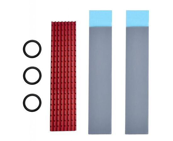 Радіатор охолодження Gelid Solutions SubZero XL M.2 SSD RED (M2-SSD-20-A-4), зображення 2 Радіатор охолодження Gelid Solutions SubZero XL M.2 SSD RED (M2-SSD-20-A-4), зображення 2