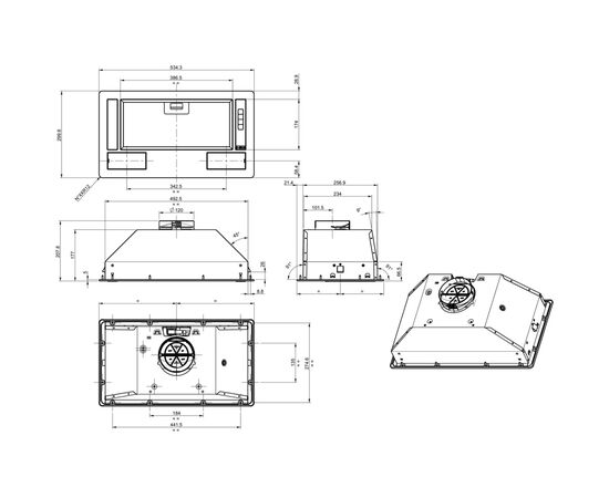 Вытяжка кухонная Gorenje BHI611ES, изображение 7 Вытяжка кухонная Gorenje BHI611ES, изображение 7