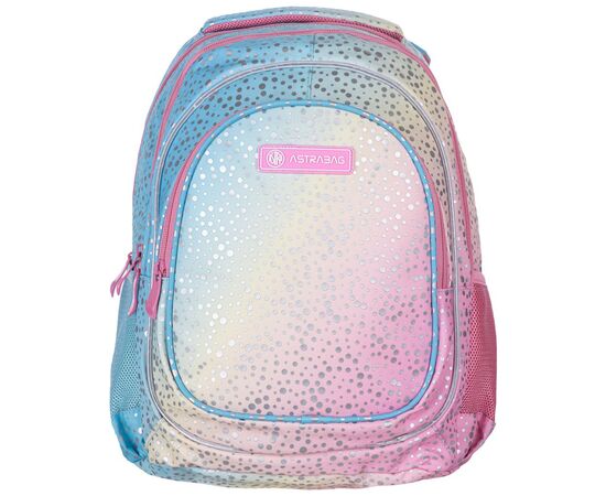 Рюкзак школьный Astrabag AB330 Rainbow dust з сріблястим ефектом 39х28х15 см (502022102)