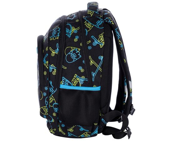 Рюкзак школьный Astrabag AB330 Skate з неоновим ефектом 39х28х15 см (502022006), изображение 4 Рюкзак школьный Astrabag AB330 Skate з неоновим ефектом 39х28х15 см (502022006), изображение 4