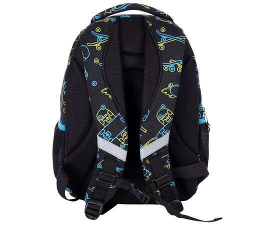 Рюкзак школьный Astrabag AB330 Skate з неоновим ефектом 39х28х15 см (502022006), изображение 5 Рюкзак школьный Astrabag AB330 Skate з неоновим ефектом 39х28х15 см (502022006), изображение 5