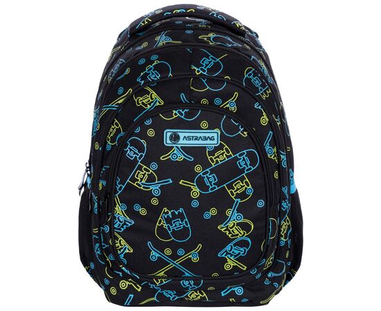 Рюкзак школьный Astrabag AB330 Skate з неоновим ефектом 39х28х15 см (502022006)