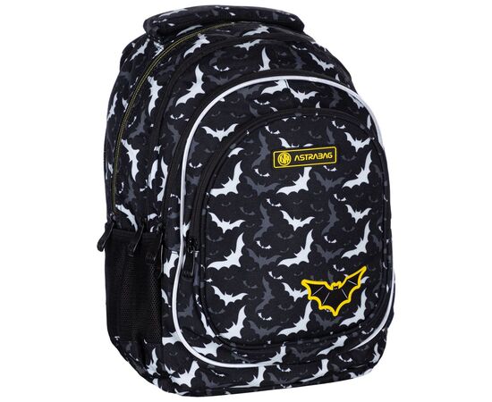 Рюкзак школьный Astrabag AB420 Night bats 39х28х15 см (502022098), изображение 3 Рюкзак школьный Astrabag AB420 Night bats 39х28х15 см (502022098), изображение 3