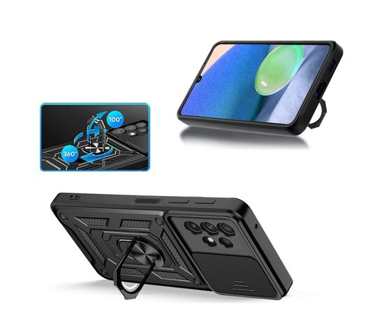 Чехол для моб. телефона BeCover Military Samsung Galaxy A23 SM-A235 Black (707373), изображение 5 Чехол для моб. телефона BeCover Military Samsung Galaxy A23 SM-A235 Black (707373), изображение 5