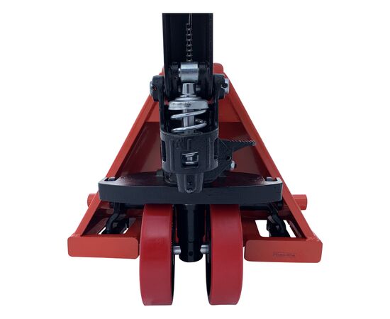 Візок гідравлічний Vulkan 2т/1150мм, колесо 200*50мм, червоний (CBY-AC2.0T), зображення 2 Візок гідравлічний Vulkan 2т/1150мм, колесо 200*50мм, червоний (CBY-AC2.0T), зображення 2