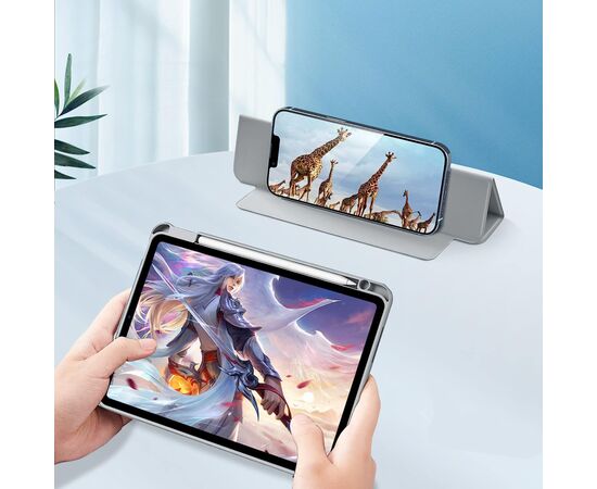 Чехол для планшета BeCover Removable Case mount Apple Pencil Apple iPad 10.9" 2022 Gray (708764), изображение 3 Чехол для планшета BeCover Removable Case mount Apple Pencil Apple iPad 10.9" 2022 Gray (708764), изображение 3