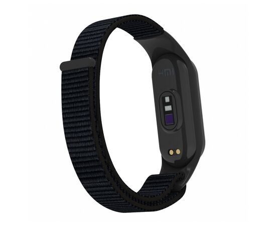 Ремешок для фитнес браслета Armorstandart нейлоновый для Xiaomi Mi Band 7/6/5/4 Black (ARM67839), изображение 2 Ремешок для фитнес браслета Armorstandart нейлоновый для Xiaomi Mi Band 7/6/5/4 Black (ARM67839), изображение 2