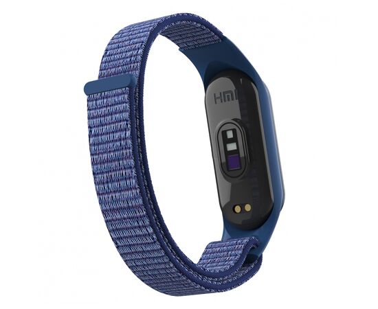 Ремешок для фитнес браслета Armorstandart нейлоновый для Xiaomi Mi Band 7/6/5/4 Blue (ARM67841), изображение 2 Ремешок для фитнес браслета Armorstandart нейлоновый для Xiaomi Mi Band 7/6/5/4 Blue (ARM67841), изображение 2