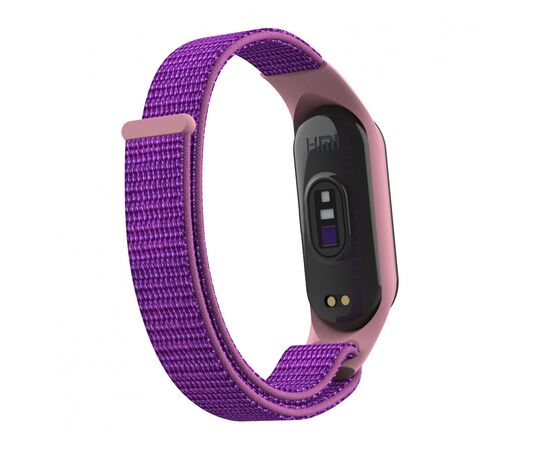 Ремінець до фітнес браслета Armorstandart нейлоновий для Xiaomi Mi Band 7/6/5/4 Purple (ARM67854), зображення 2 Ремінець до фітнес браслета Armorstandart нейлоновий для Xiaomi Mi Band 7/6/5/4 Purple (ARM67854), зображення 2