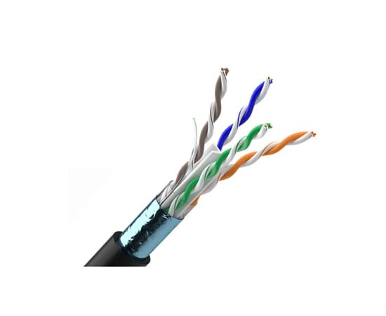 Кабель мережевий OK-Net FTP 305м (F/UTP cat.5E-SL) (КППЭ-ВП (100) 4x2x0,46)