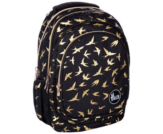 Рюкзак школьный Hash AB300 Golden birds с эффектом золота 42х30х19 см (502022144)