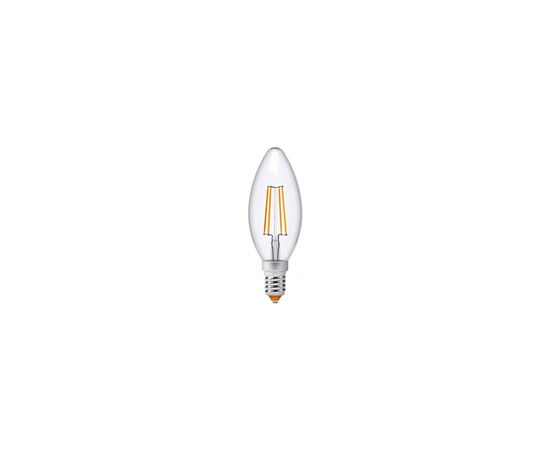 Лампочка Videx LED Filament C37F 4W E14 3000K (VL-C37F-04143), изображение 2 Лампочка Videx LED Filament C37F 4W E14 3000K (VL-C37F-04143), изображение 2