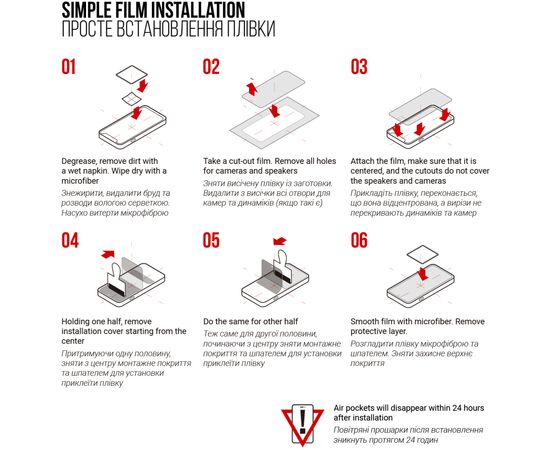 Плівка захисна Armorstandart Xiaomi Mi Band 8 9 pcs. (ARM67091), зображення 4 Плівка захисна Armorstandart Xiaomi Mi Band 8 9 pcs. (ARM67091), зображення 4