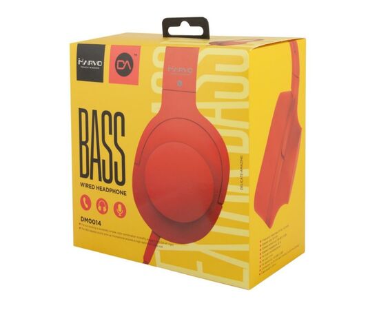 Наушники Marvo DM0014 Red, изображение 5 Наушники Marvo DM0014 Red, изображение 5
