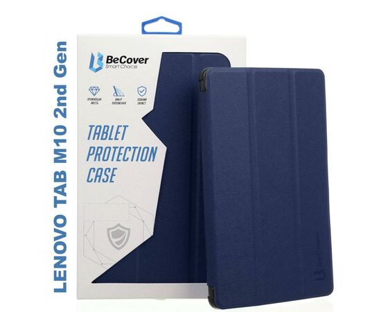 Чехол для планшета BeCover Smart Case Lenovo Tab M10 TB-X306F HD (2nd Gen) Deep Blue (705628), изображение 4 Чехол для планшета BeCover Smart Case Lenovo Tab M10 TB-X306F HD (2nd Gen) Deep Blue (705628), изображение 4
