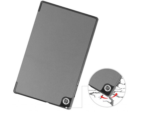 Чохол до планшета BeCover Smart Case Lenovo Tab M10 TB-X306F HD (2nd Gen) Gray (705971), зображення 5 Чохол до планшета BeCover Smart Case Lenovo Tab M10 TB-X306F HD (2nd Gen) Gray (705971), зображення 5