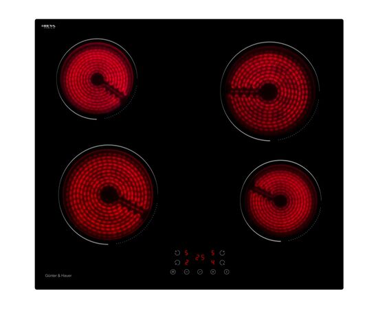 Варочная поверхность Gunter&Hauer CER 640, изображение 4 Варочная поверхность Gunter&Hauer CER 640, изображение 4