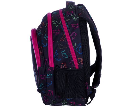 Рюкзак школьный Astrabag AB330 LO&VE с флуорисцентным эффектом Черный с розовым (502023068), изображение 4 Рюкзак школьный Astrabag AB330 LO&VE с флуорисцентным эффектом Черный с розовым (502023068), изображение 4