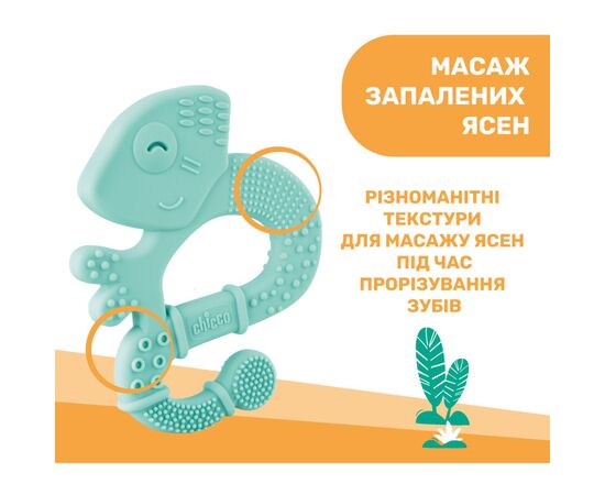 Прорезыватель Chicco Игуана голубой (28110.20), изображение 5 Прорезыватель Chicco Игуана голубой (28110.20), изображение 5