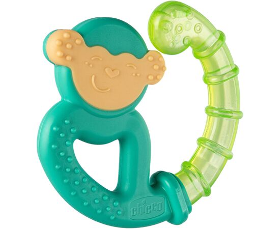 Прорезыватель Chicco Обезьяна Бирюзовый (28130.30.01), изображение 2 Прорезыватель Chicco Обезьяна Бирюзовый (28130.30.01), изображение 2