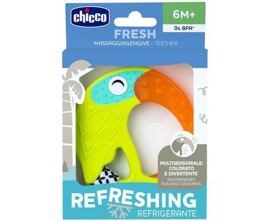 Прорезыватель Chicco Тукан Салатовый (28160.30), изображение 7 Прорезыватель Chicco Тукан Салатовый (28160.30), изображение 7
