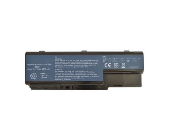 Акумулятор до ноутбука AlSoft Acer AS07B31 5200mAh 6cell 11.1V Li-ion (A41115)