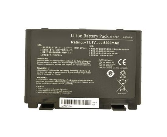 Аккумулятор для ноутбука AlSoft Asus A32-F82 5200mAh 6cell 11.1V Li-ion (A41198)
