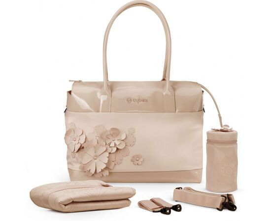 Сумка для мами Cybex Platinum Simply Flowers Beige mid beige (521001947), зображення 3 Сумка для мами Cybex Platinum Simply Flowers Beige mid beige (521001947), зображення 3