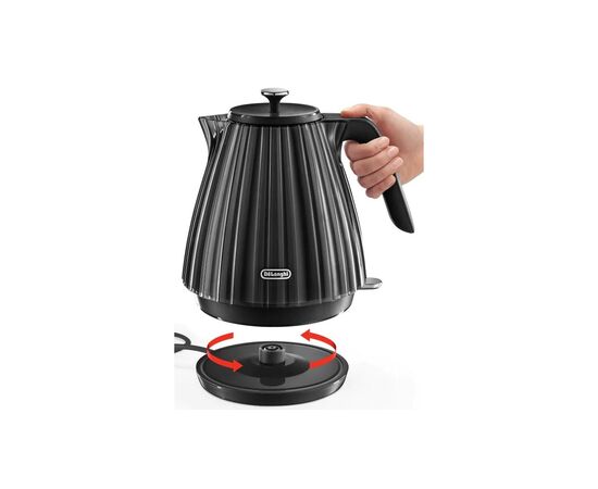 Электрочайник DeLonghi KBD 2001 BK (KBD2001BK), изображение 2 Электрочайник DeLonghi KBD 2001 BK (KBD2001BK), изображение 2