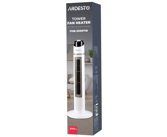 Обогреватель Ardesto FHB-2000TW, изображение 7 Обогреватель Ardesto FHB-2000TW, изображение 7
