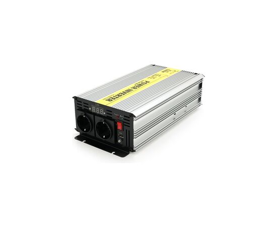 Автомобильный инвертор 12V/220V 1000W чистая синусоида, 2xShuko, 1xUSB Ritar (RSC-1000)