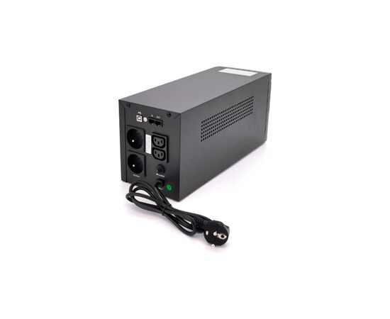 Пристрій безперебійного живлення Qoltec Qoltec QLT2000 (1200W) (QLT2000LCD), зображення 3 Пристрій безперебійного живлення Qoltec Qoltec QLT2000 (1200W) (QLT2000LCD), зображення 3