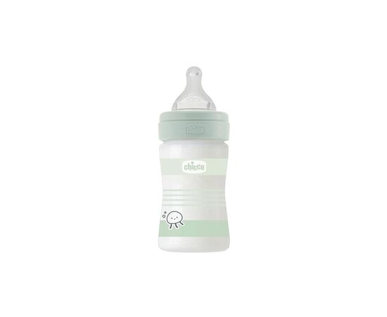 Бутылочка для кормления Chicco Well-Being Colors с силиконовой соской 0м+ 150 мл (28711.31)