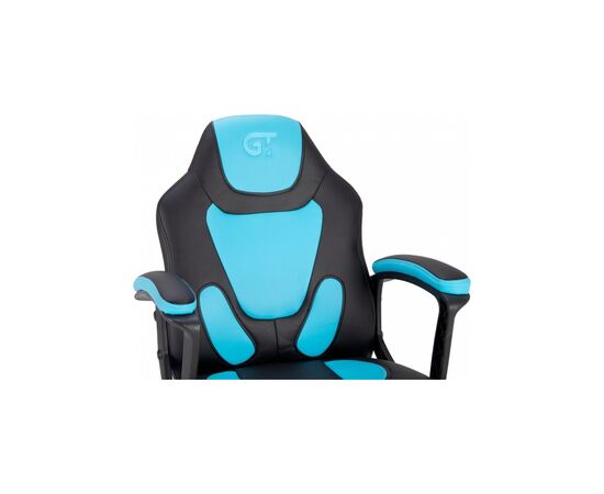 Кресло игровое GT Racer X-1414 Black/Light Blue, изображение 5 Кресло игровое GT Racer X-1414 Black/Light Blue, изображение 5