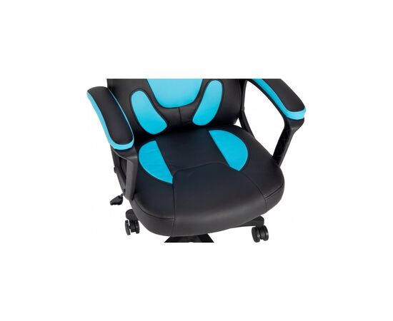 Кресло игровое GT Racer X-1414 Black/Light Blue, изображение 6 Кресло игровое GT Racer X-1414 Black/Light Blue, изображение 6