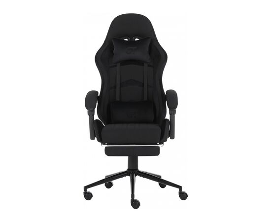 Кресло игровое GT Racer X-2324 Black Suede (X-2324 Fabric Black Suede), изображение 2 Кресло игровое GT Racer X-2324 Black Suede (X-2324 Fabric Black Suede), изображение 2