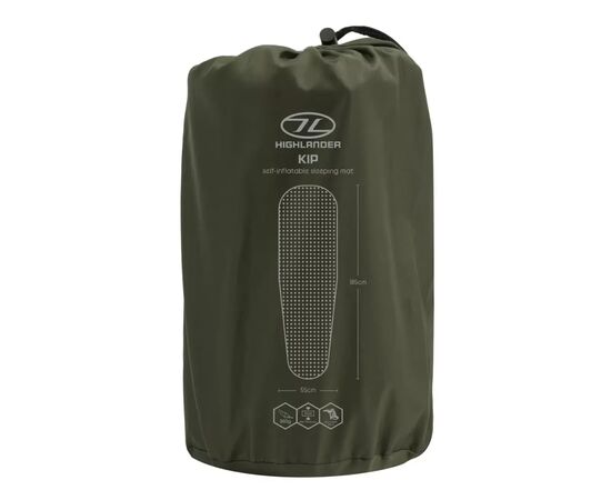 Туристический коврик Highlander Kip Self-inflatable Sleeping Mat 3 cm Olive SM126-OG (929795), изображение 3 Туристический коврик Highlander Kip Self-inflatable Sleeping Mat 3 cm Olive SM126-OG (929795), изображение 3