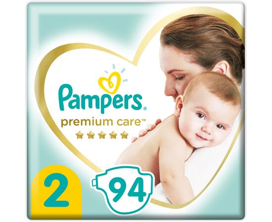 Подгузник Pampers Premium Care Mini Размер 2 (4-8 кг), 94 шт (8001841104911)