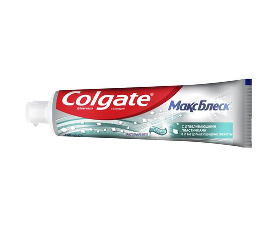 Зубная паста Colgate Макс Блеск Кристальная мята 100 мл (6920354805851), изображение 2 Зубная паста Colgate Макс Блеск Кристальная мята 100 мл (6920354805851), изображение 2