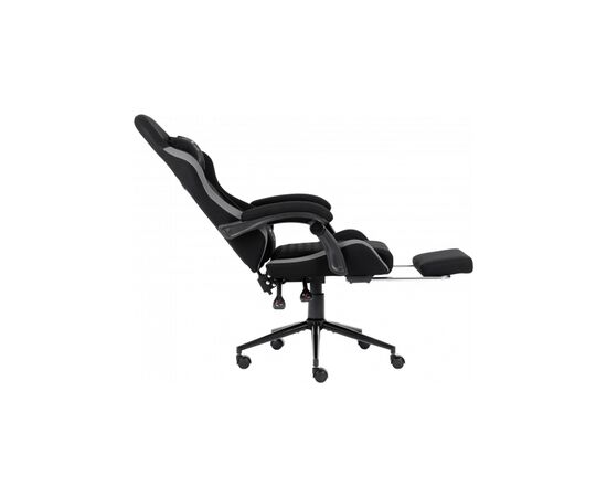 Кресло игровое GT Racer X-2324 Black/Gray (X-2324 Fabric Black/Gray), изображение 4 Кресло игровое GT Racer X-2324 Black/Gray (X-2324 Fabric Black/Gray), изображение 4