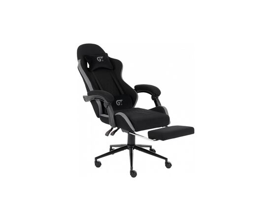 Кресло игровое GT Racer X-2324 Black/Gray (X-2324 Fabric Black/Gray), изображение 5 Кресло игровое GT Racer X-2324 Black/Gray (X-2324 Fabric Black/Gray), изображение 5