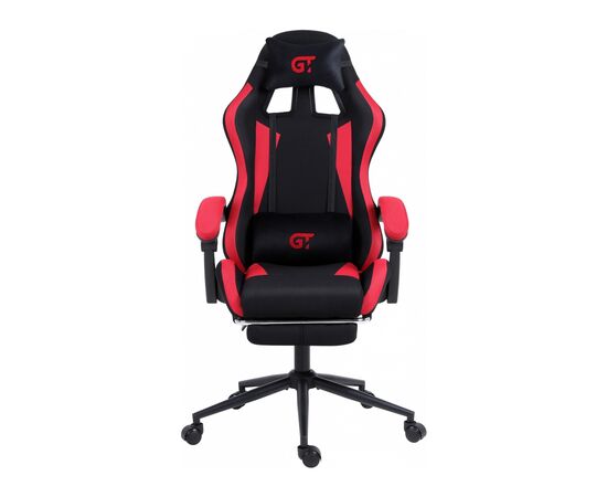 Кресло игровое GT Racer X-2324 Black/Red (X-2324 Fabric Black/Red), изображение 2 Кресло игровое GT Racer X-2324 Black/Red (X-2324 Fabric Black/Red), изображение 2