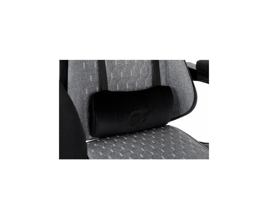 Кресло игровое GT Racer X-2324 Gray/Black (X-2324 Fabric Gray/Black Suede), изображение 8 Кресло игровое GT Racer X-2324 Gray/Black (X-2324 Fabric Gray/Black Suede), изображение 8