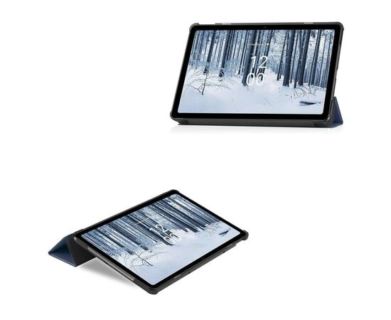 Чехол для планшета BeCover Smart Case Nokia T21 10.4" Deep Blue (709556), изображение 5 Чехол для планшета BeCover Smart Case Nokia T21 10.4" Deep Blue (709556), изображение 5