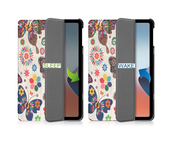 Чехол для планшета BeCover Smart Case Oppo Pad Air 2022 10.36" Butterfly (709512), изображение 4 Чехол для планшета BeCover Smart Case Oppo Pad Air 2022 10.36" Butterfly (709512), изображение 4