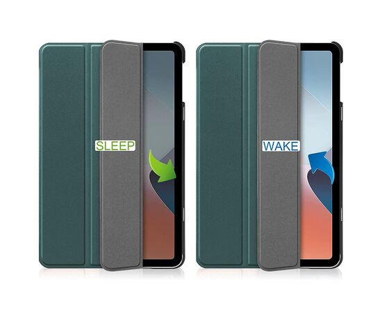 Чехол для планшета BeCover Smart Case Oppo Pad Air 2022 10.36" Dark Green (709513), изображение 6 Чехол для планшета BeCover Smart Case Oppo Pad Air 2022 10.36" Dark Green (709513), изображение 6