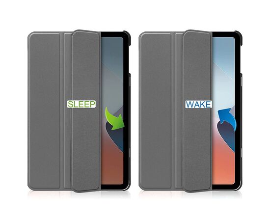 Чехол для планшета BeCover Smart Case Oppo Pad Air 2022 10.36" Gray (709517), изображение 6 Чехол для планшета BeCover Smart Case Oppo Pad Air 2022 10.36" Gray (709517), изображение 6